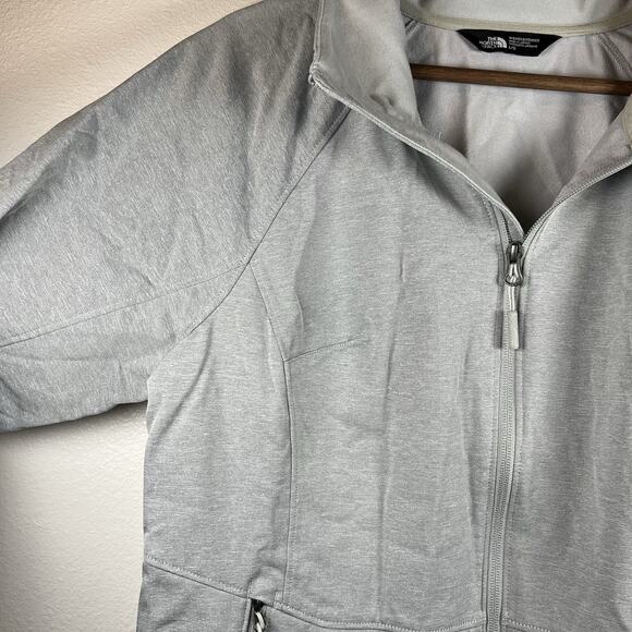 The North Face Women’s Windwall Grey Zip Up Hoodie Jacket size large - Picture 7 of 12